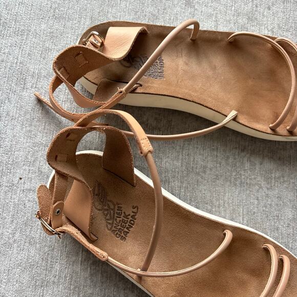 Ancient Greek Sandals Anastasia Comfort sandals in natural leather - Picture 3 of 6